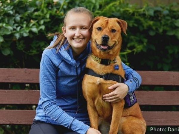 service dog, sheeba and Brianna, happy tails, ontario spca