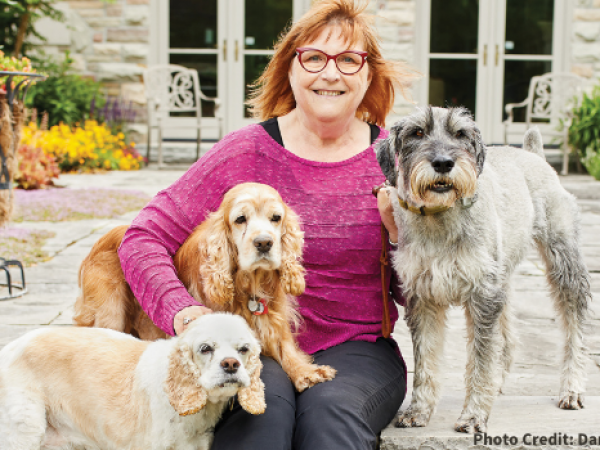 happy tails, Barb and Jax, April