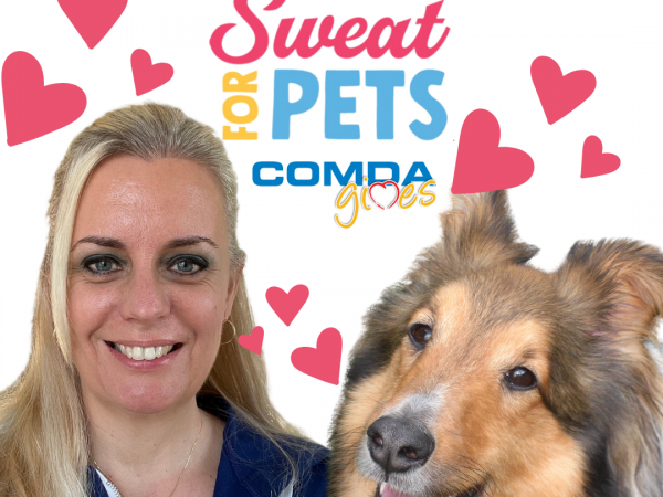 sweat for pets, fundraiser, fundraisers, comda